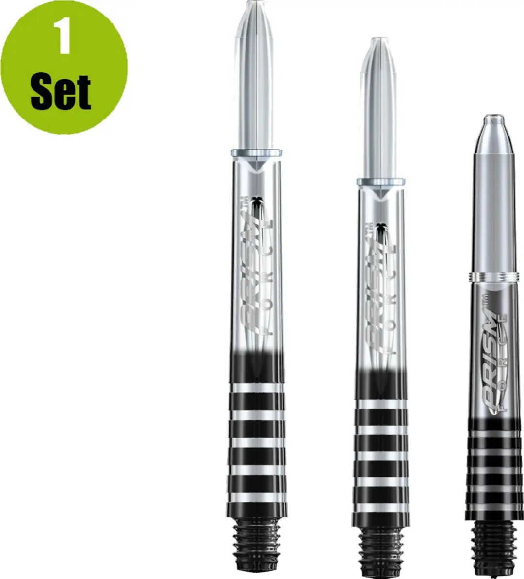 Winmau Prism Force Clear Dart Shafts 3 Stuks