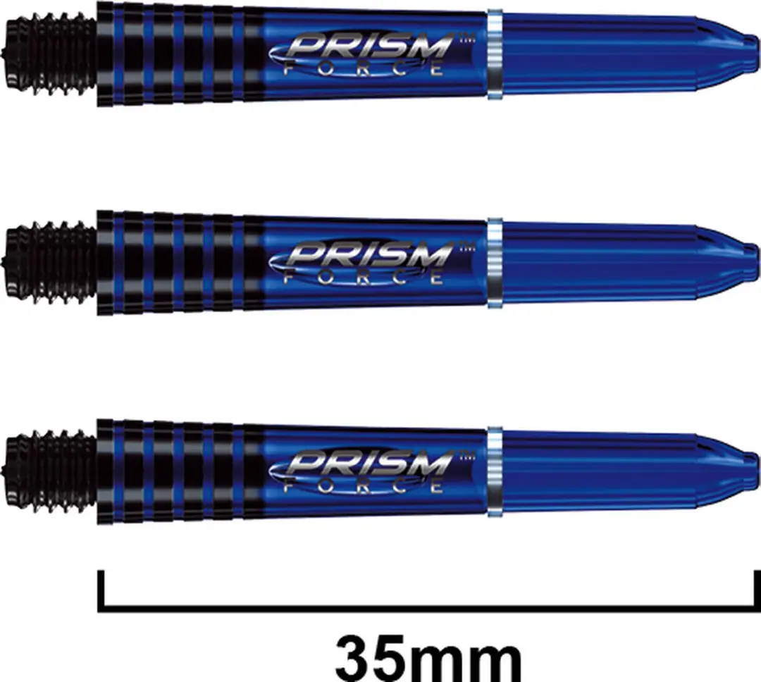 Winmau Prism Force Blauwe Dart Shafts 3 Stuks