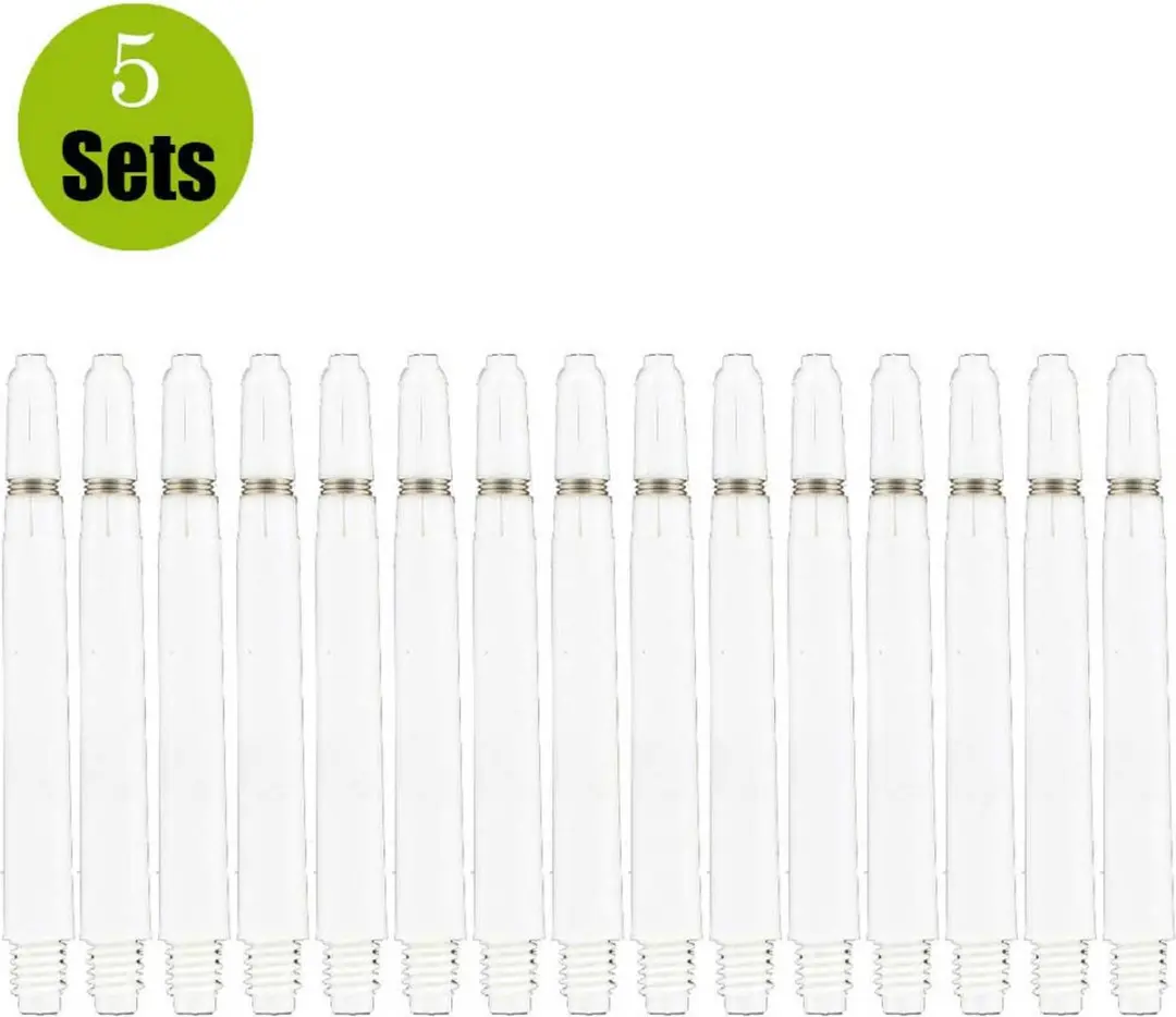 Bull's Nylon DartShafts BU55196.5P - 5 Sets - Wit