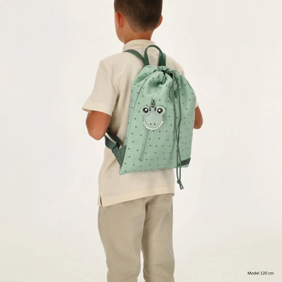 Zebra Trends Buddies Zwemtas Rugzak - 2 Vakken - Groen - afbeelding 6 van 6