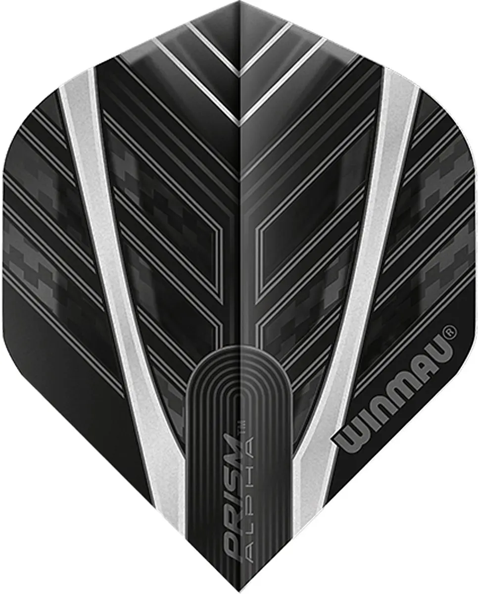Winmau Blackout 1 Dartpijlen - 3 Stuks - Zwart