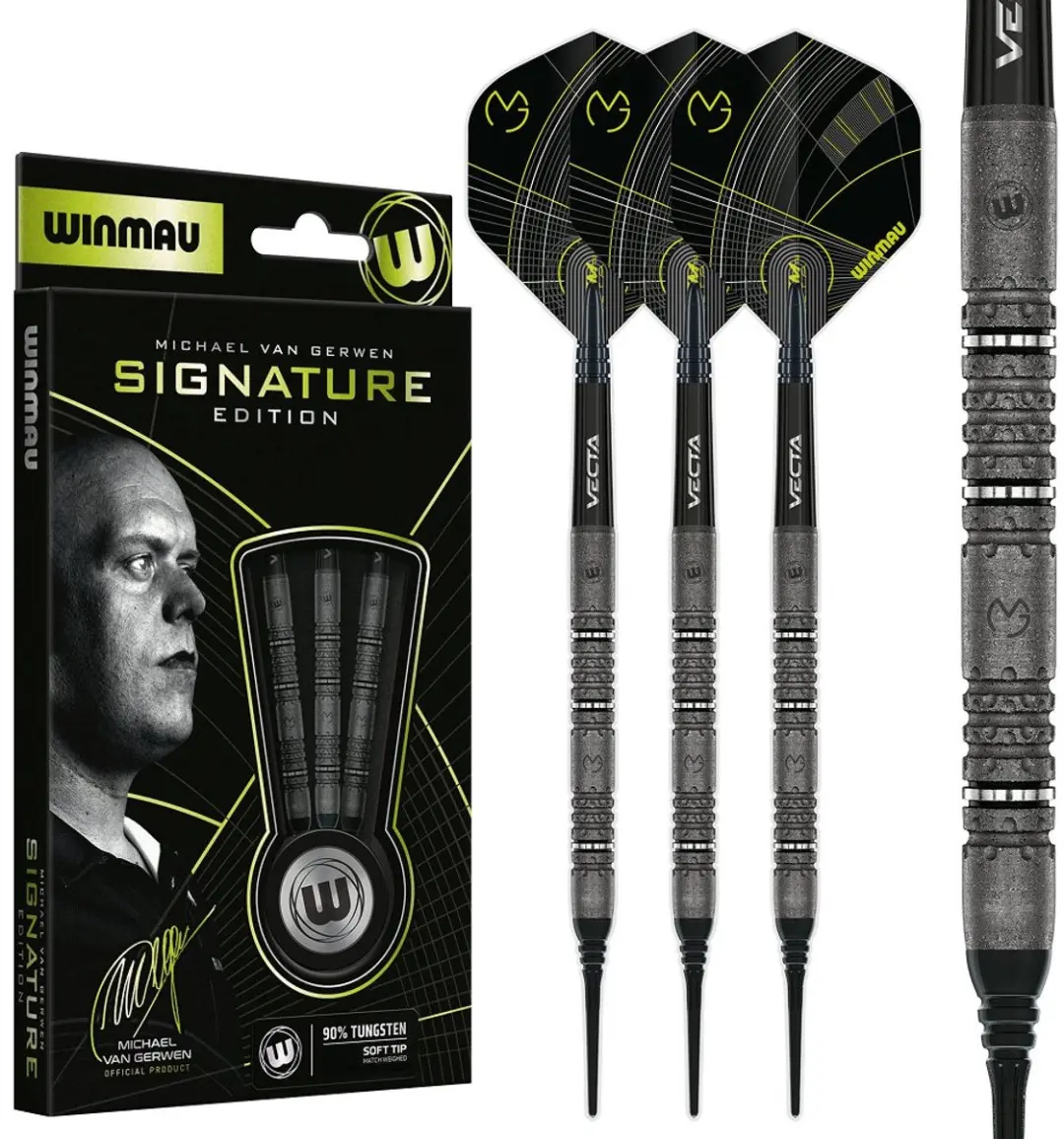 Winmau Michael van Gerwen Signature Edition 2506-18 Dartpijlen