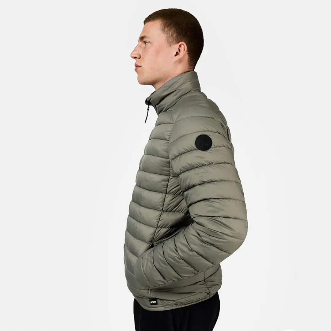 Ajax Puffer Jas Taupe - S