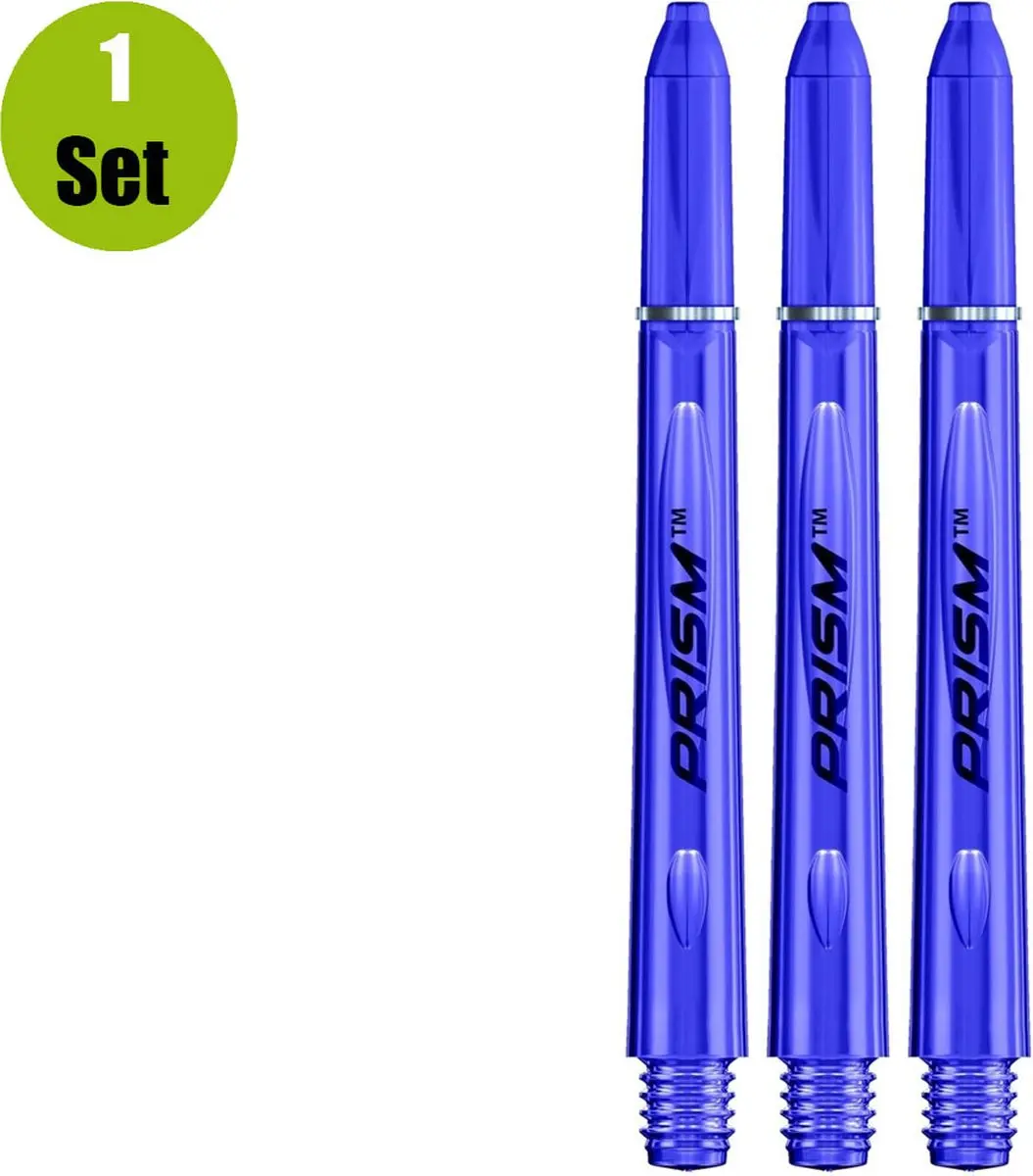 Winmau Prism Shaft Blauw - 3 Stuks