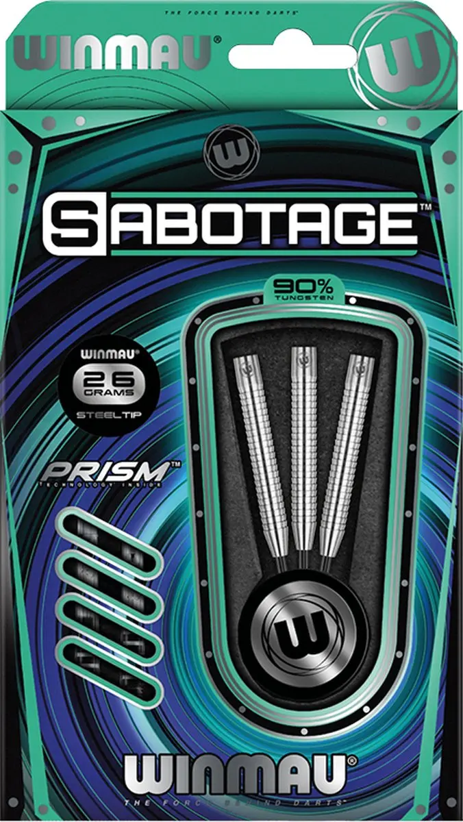 Winmau Sabotage 90% Dartpijlen - 3 Stuks