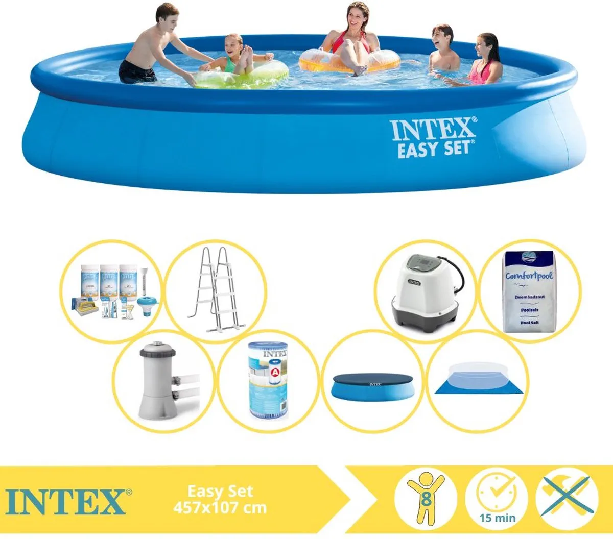 Intex Easy Set Zwembad 457x107cm