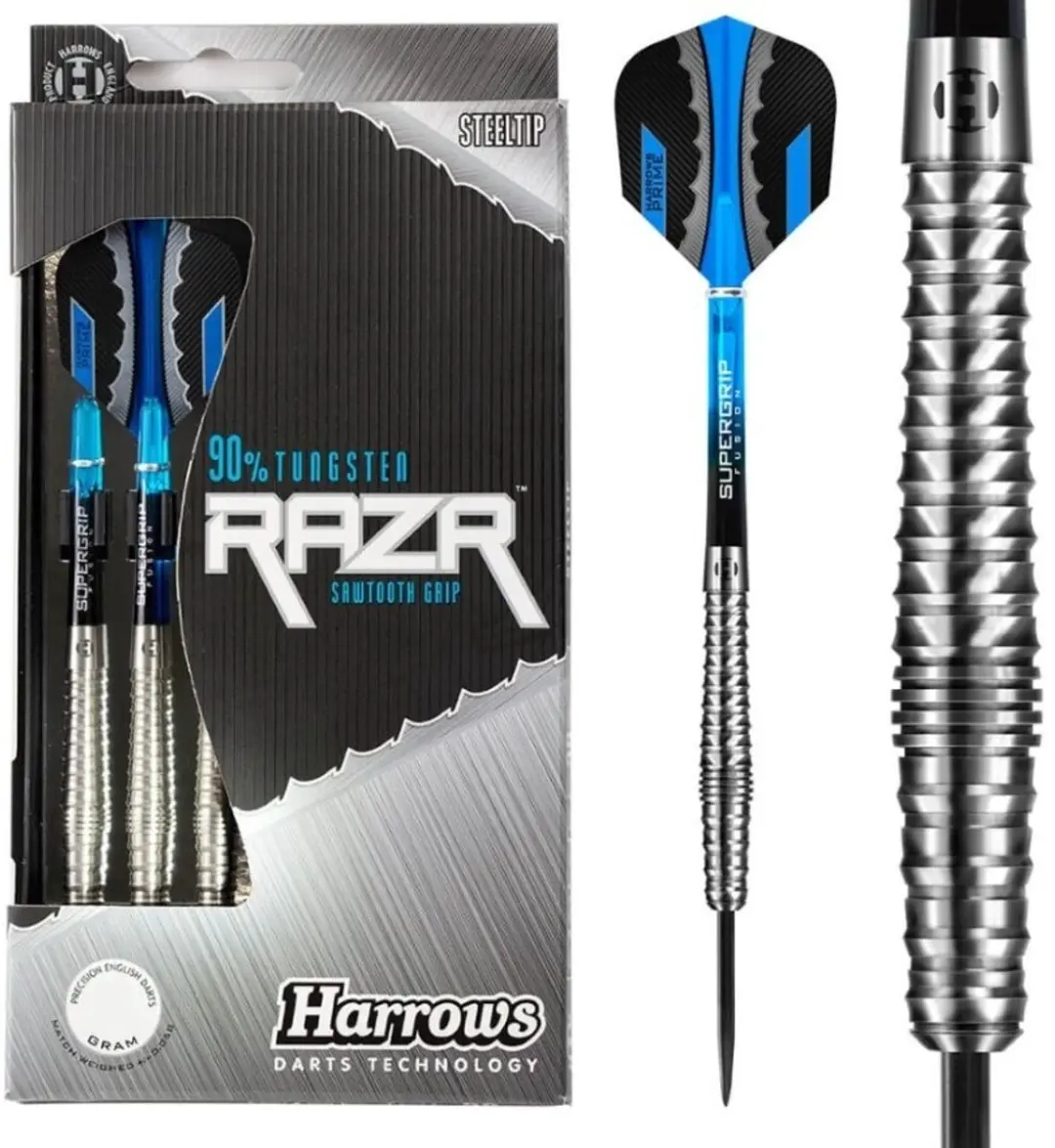 Harrows RAZR 90% Tungsten 24gr - 3 Stuks - Zilver