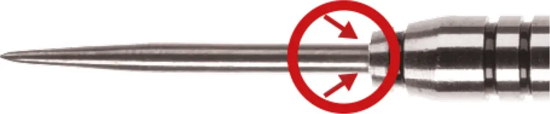 Bull's Trident 180 Dartpoint Cones 8807 - 3 Stuks - Grijs