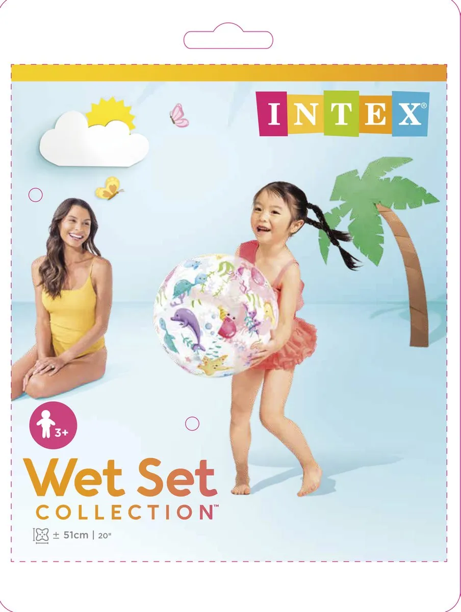 Intex Lively Print Balls 51cm - Multicolor