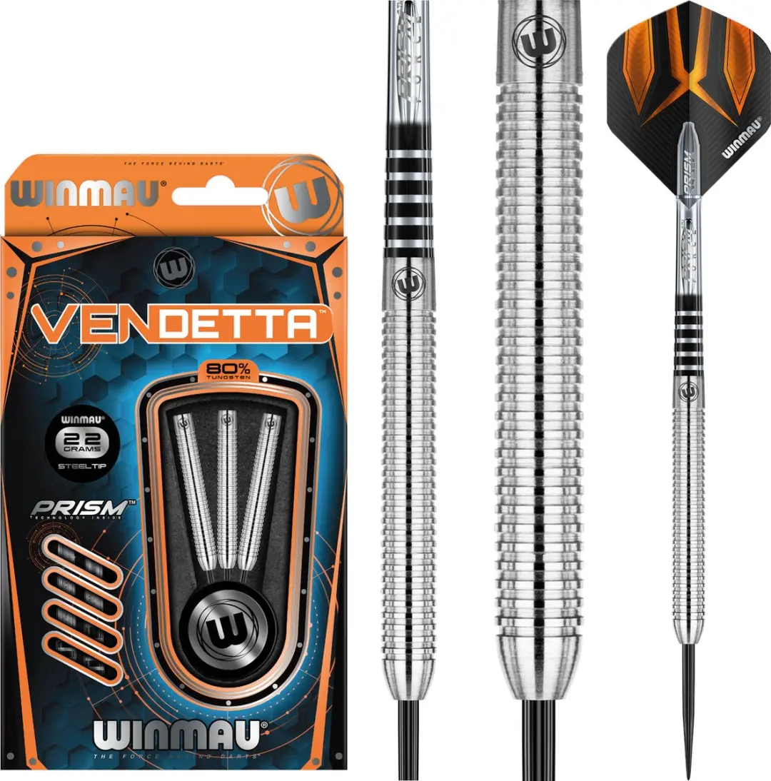 Winmau Vendetta 80% 22g Dartpijlen