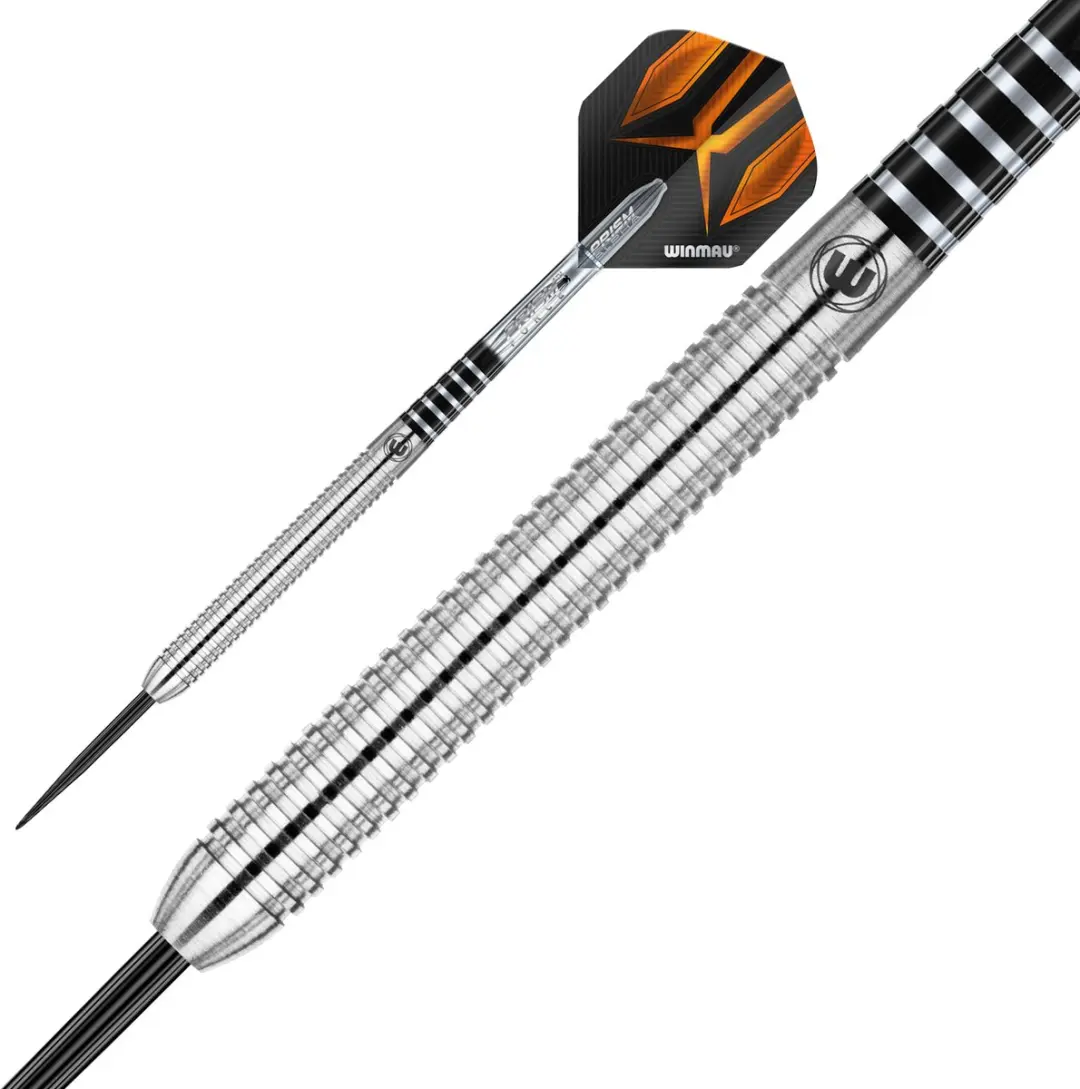 Winmau Vendetta 80% 22g Dartpijlen - 3 Stuks - Zwart/Oranje