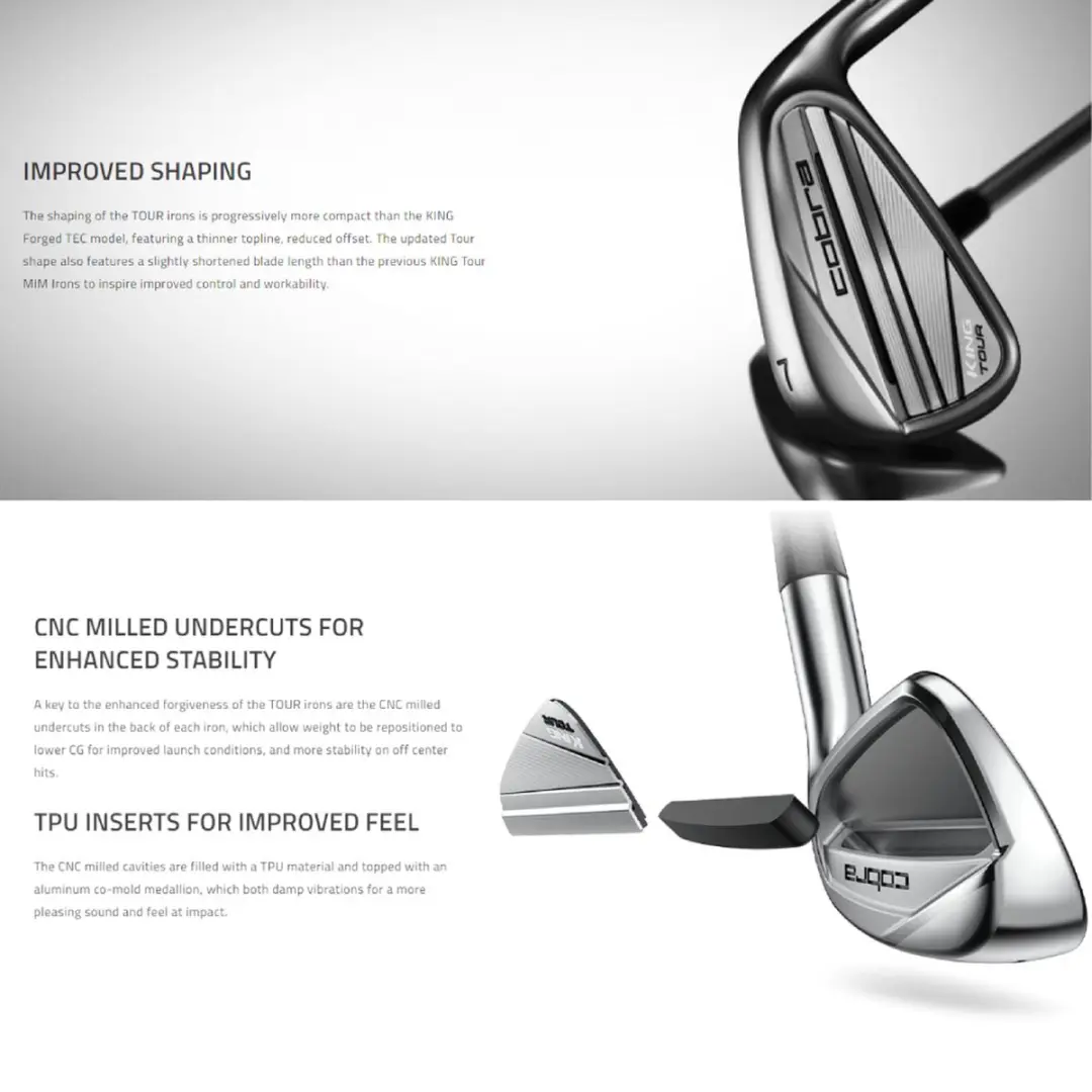 Cobra King Tour Forged IJzers 4-PW - Rechtshandig - 7 Stuks