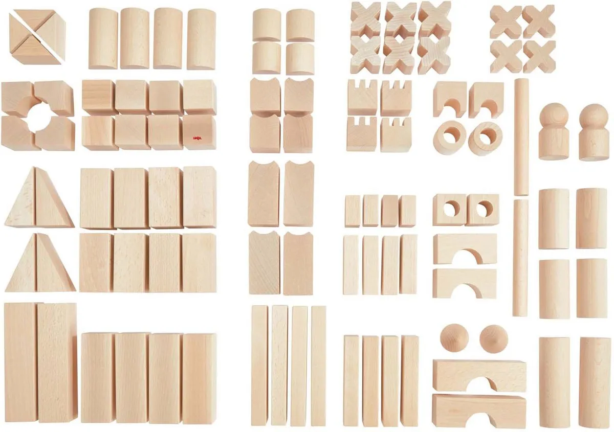 Haba Blokken Extra Groot Basispakket 102 Stuks - Multicolor