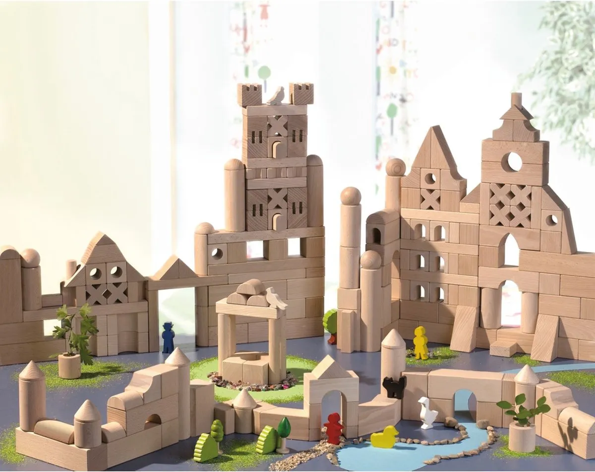 Haba Blokken Extra Groot Basispakket 102 Stuks - Multicolor
