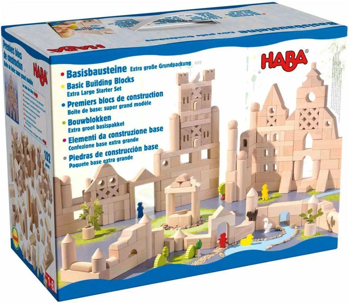 Haba Blokken Extra Groot Basispakket 102 Stuks - Multicolor - afbeelding 6 van 6