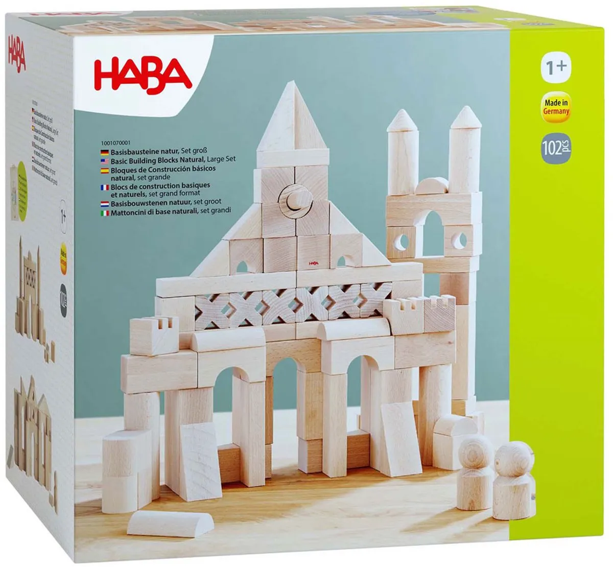 Haba Blokken Extra Groot Basispakket 102 Stuks - Multicolor