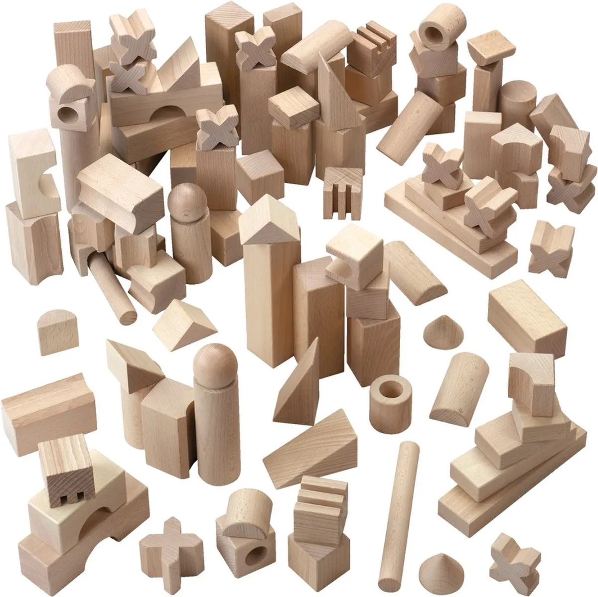 Haba Blokken Extra Groot Basispakket 102 Stuks - Multicolor