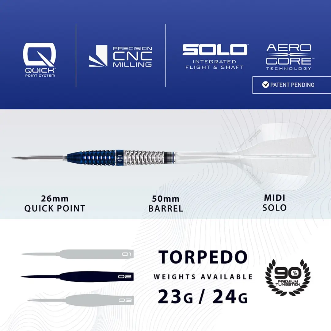 Harrows Geo Torpedo 23Gr - 3 Stuks - afbeelding 6 van 6