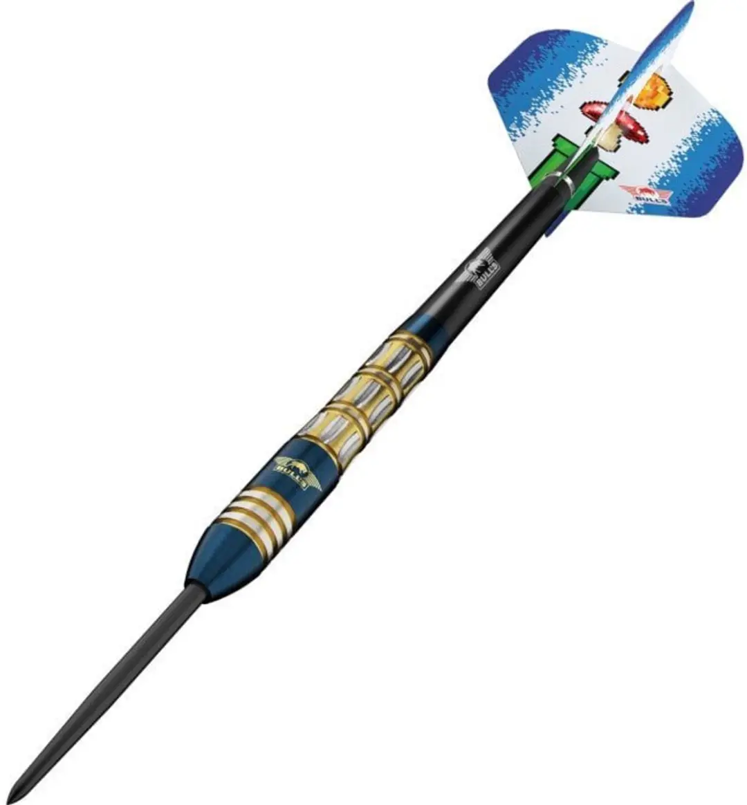 Bull's Mario Vandenbogaerde E3 90% Dartpijlen - 3 Stuks - Blauw