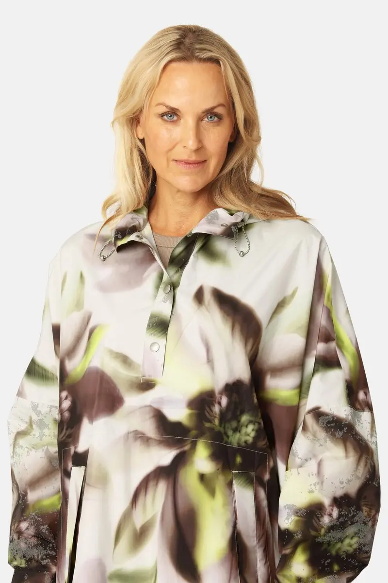 Ilse Jacobsen Regenponcho RAIN222SPRP - Moss Print - afbeelding 6 van 6