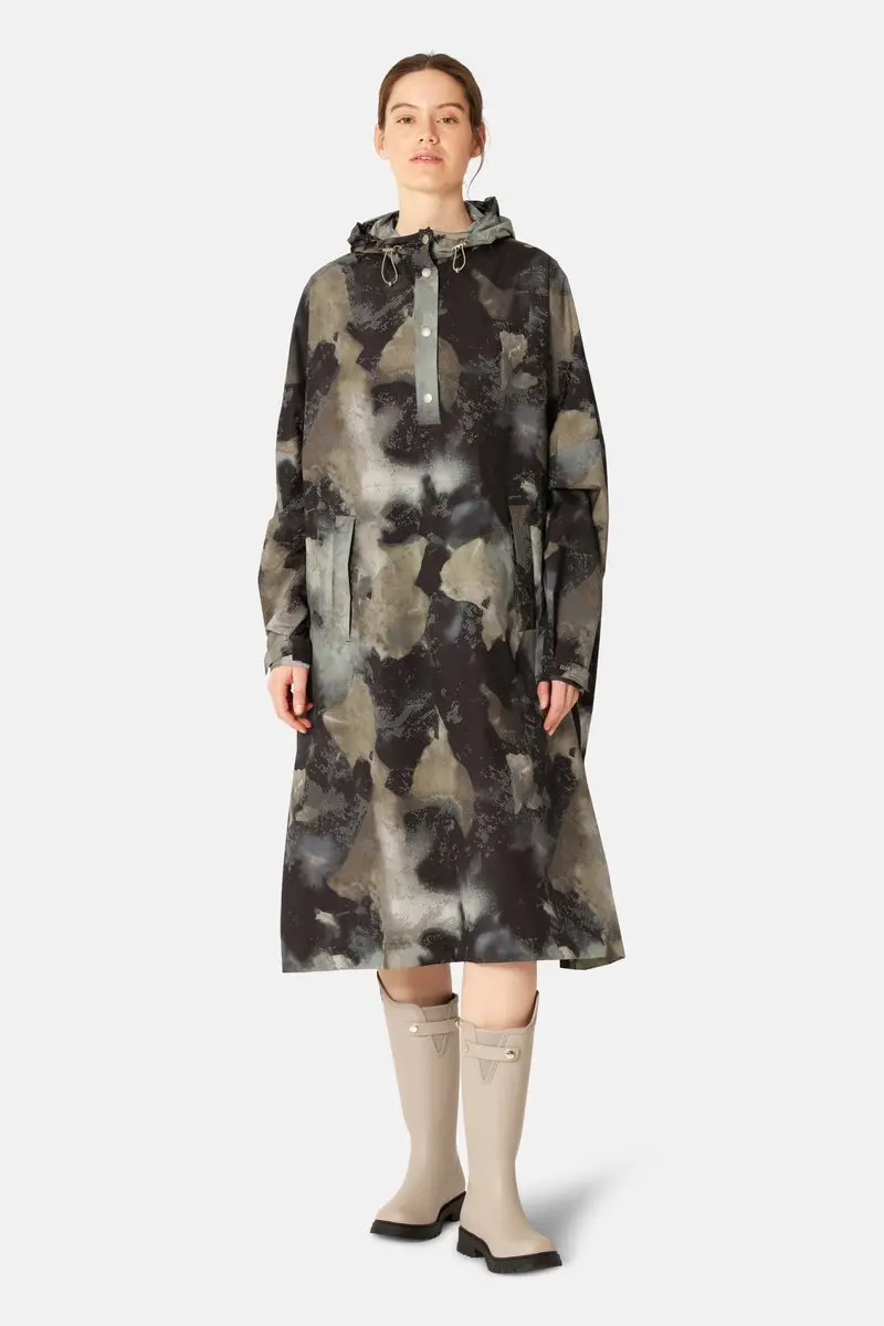 Ilse Jacobsen Regenponcho RAIN222SPRP - Moss Print
