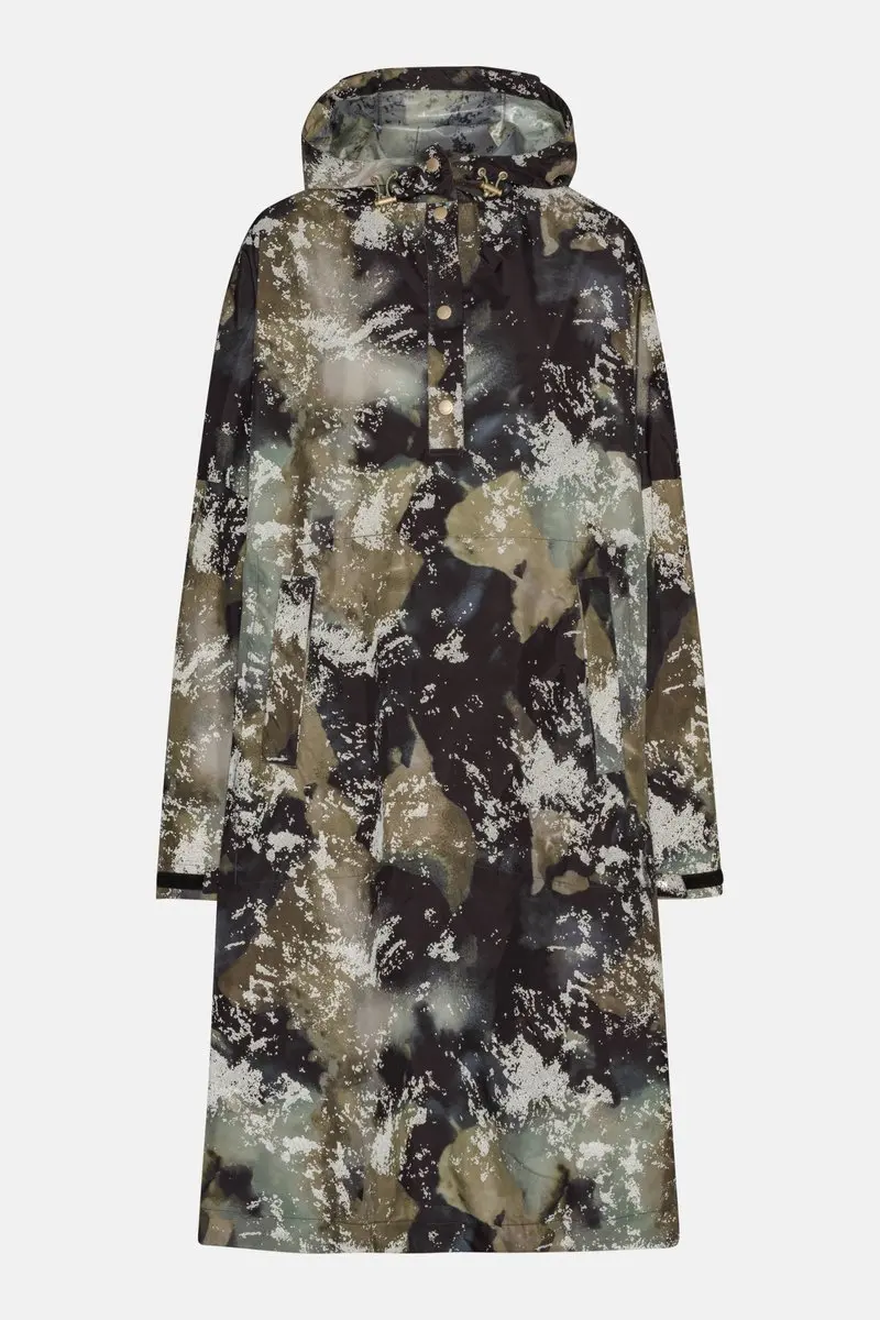 Ilse Jacobsen Regenponcho RAIN222SPRP - Moss Print