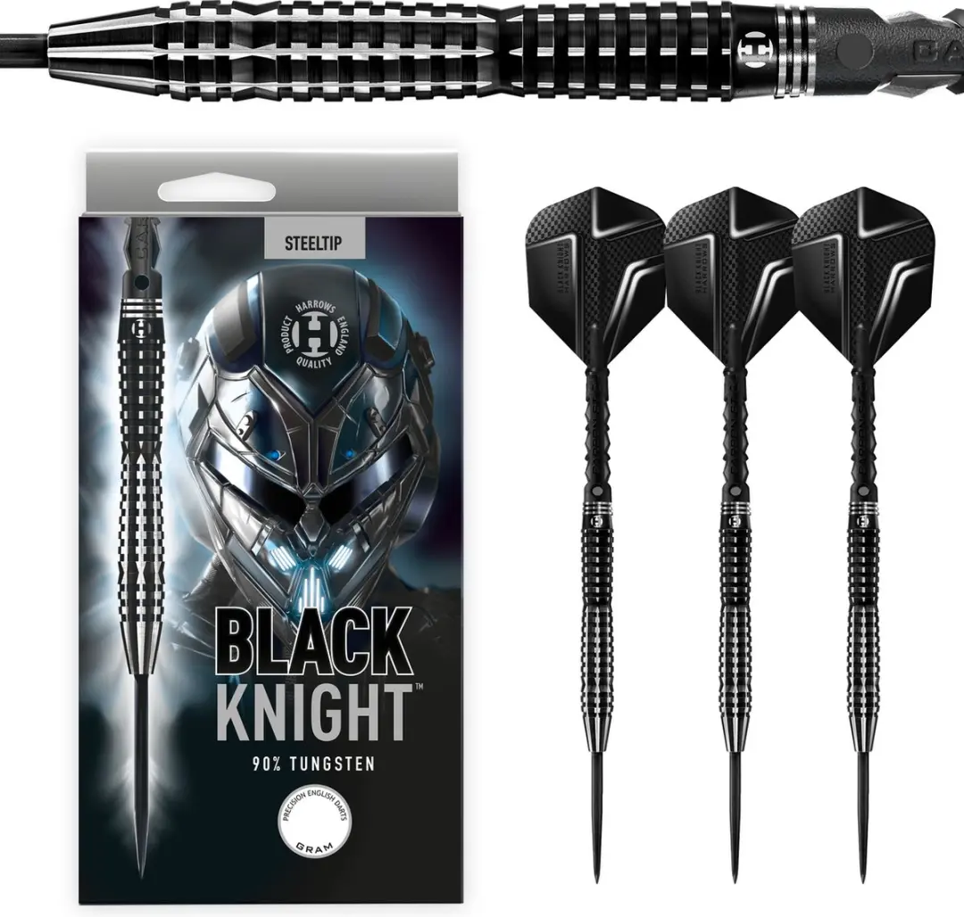 Harrows Black Knight 23gr Tungsten Darts