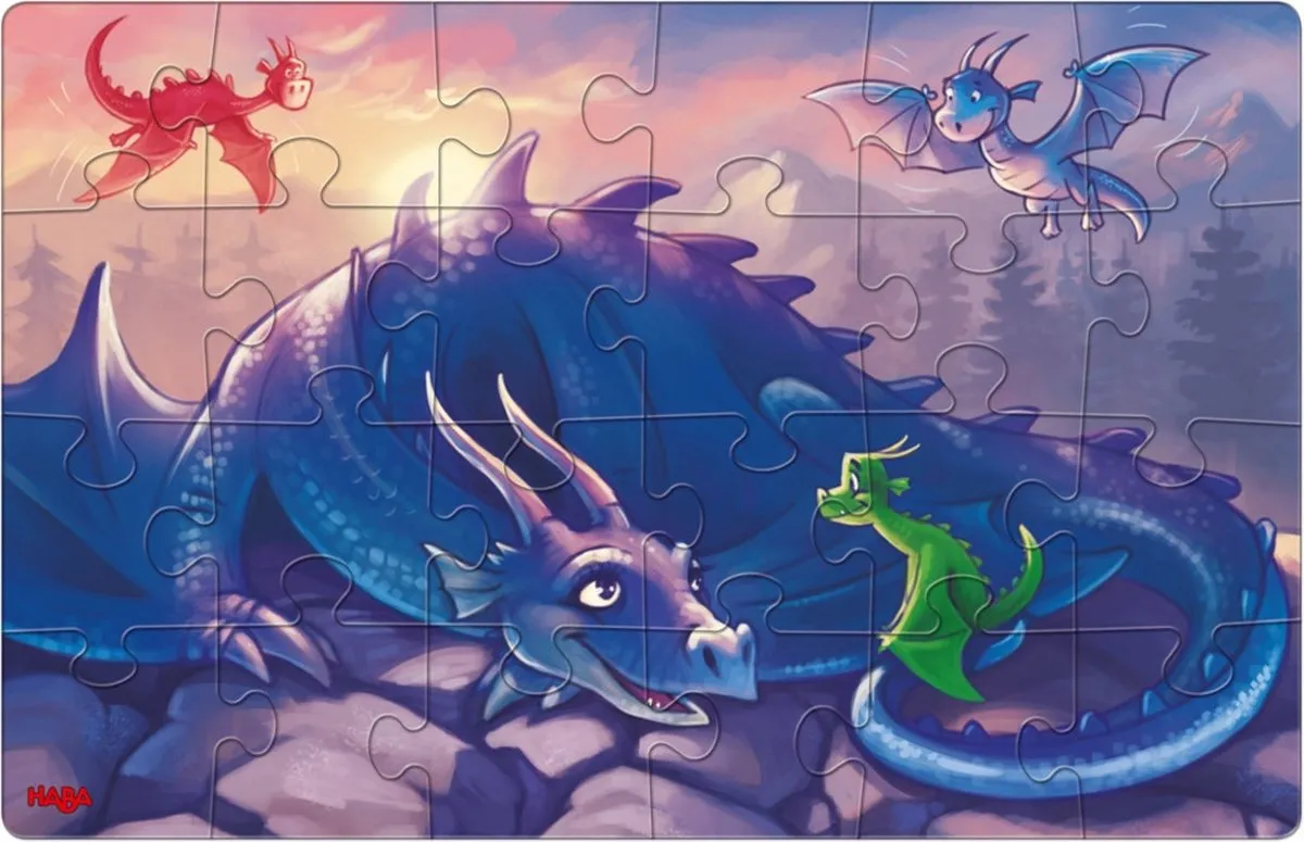 Haba Draken Junior Legpuzzel 48 Stuks - Multicolor