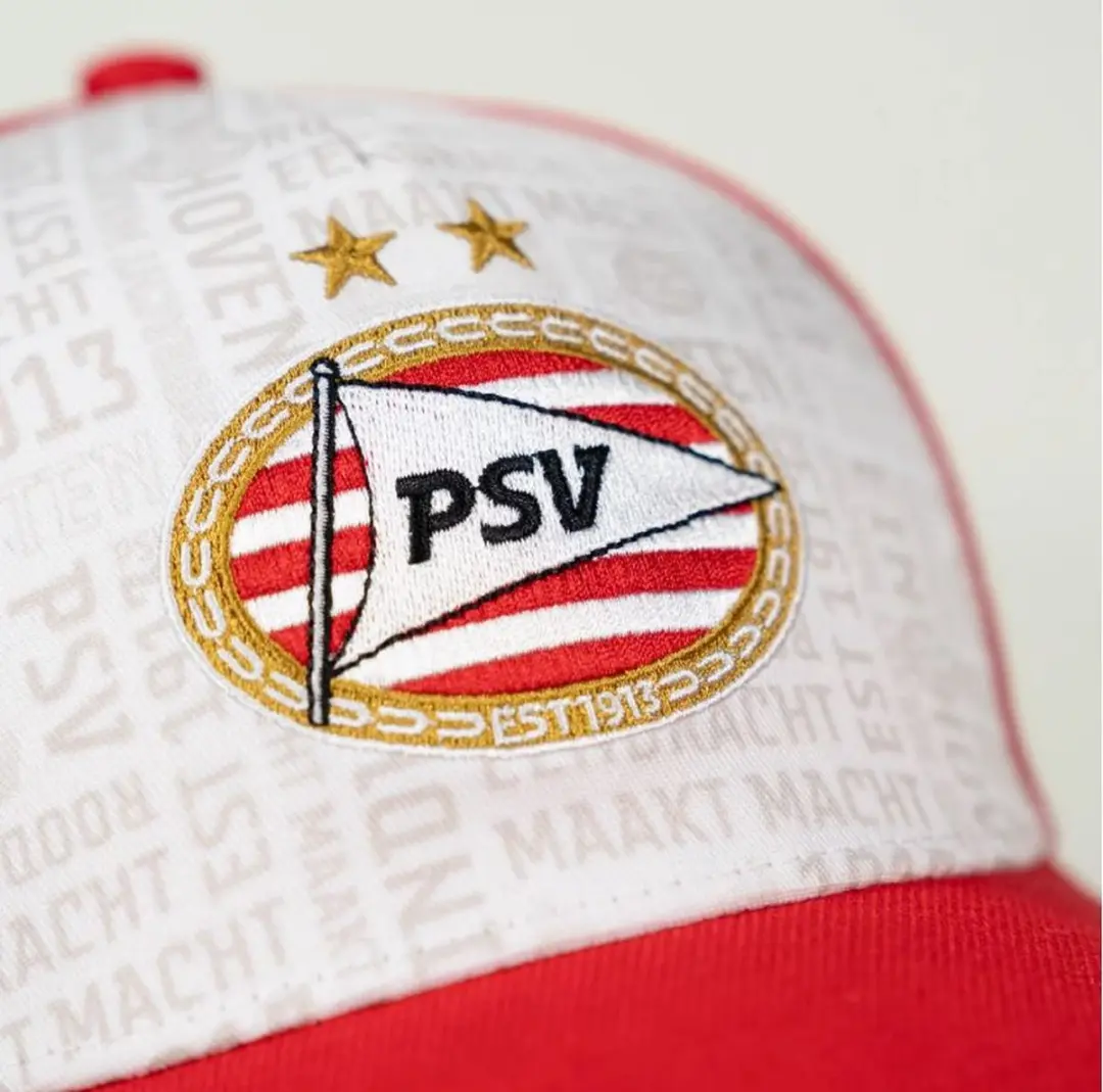 PSV Cap All Over Rood Wit - One Size