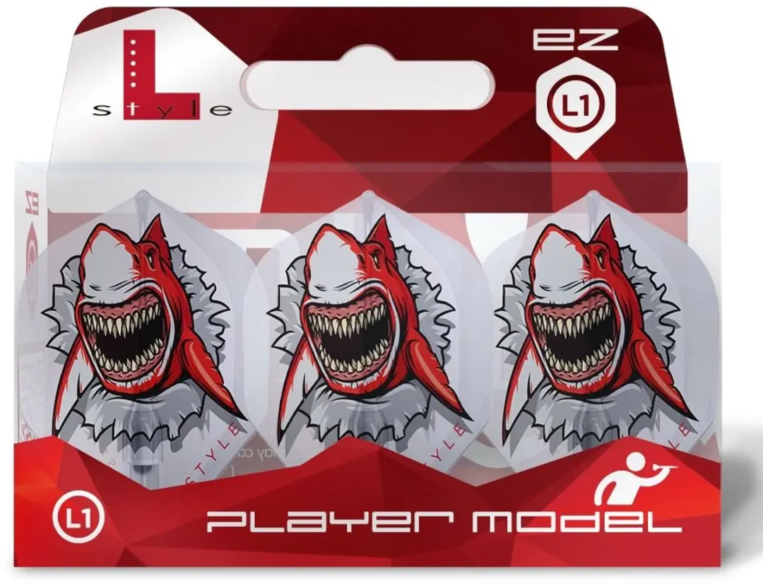 L-Style Champagne Flight EZ L1 F11011 Dart Flights - 3 Stuks