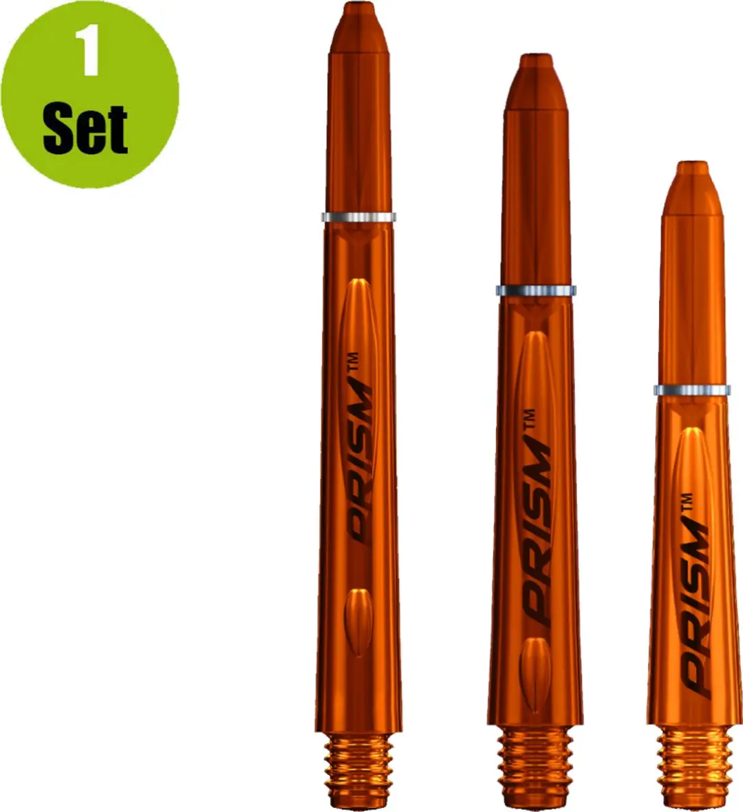 Winmau Prism Shaft 7015-001 - Oranje - 3 Stuks