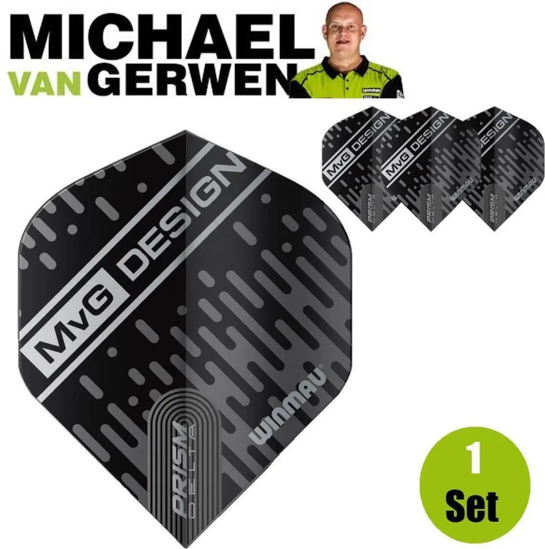 Winmau Michael van Gerwen Prism Delta Dart Flights - 3 Stuks