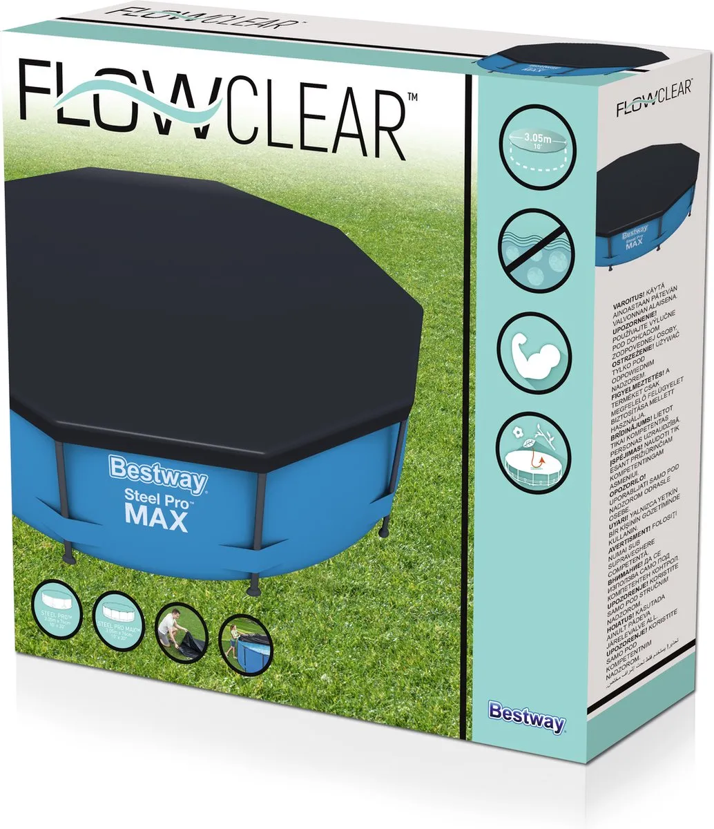 Bestway Afdekhoes Zwembad 305cm - Blauw