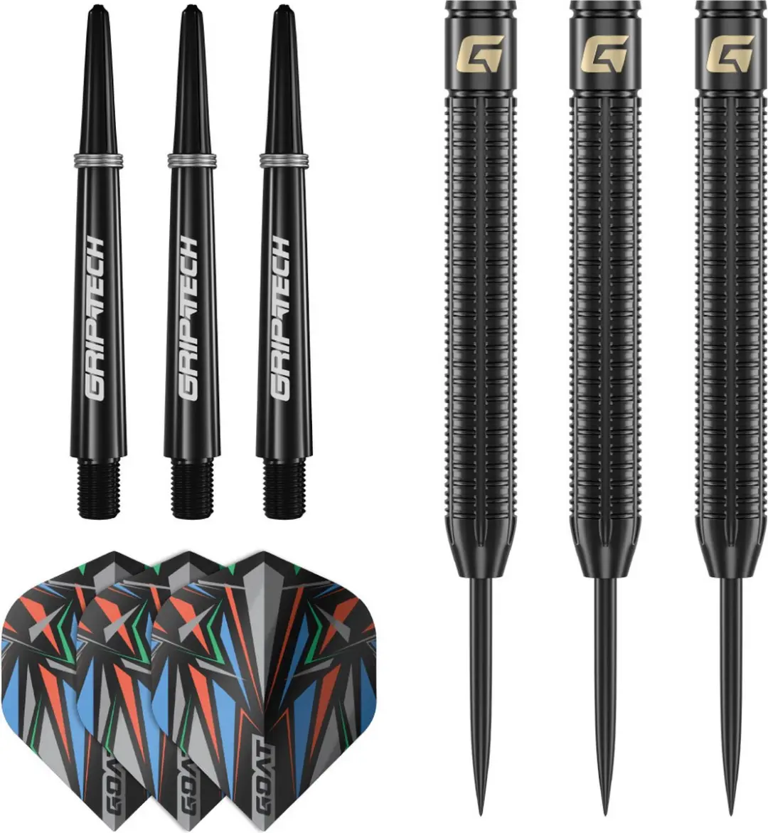 goat Athlete Black Brass Dartpijlen - 3 Stuks