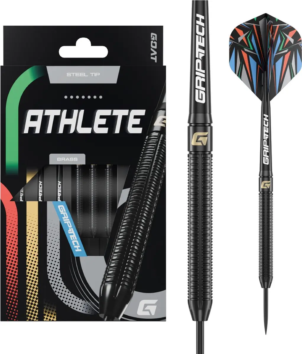 goat Athlete Black Brass Dartpijlen - 3 Stuks