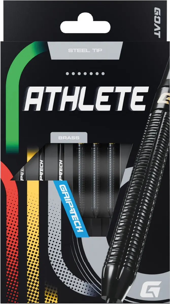 goat Athlete Black Brass Dartpijlen - 3 Stuks