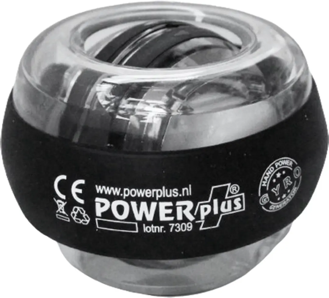 Powerplus Starfish Gyroscoop Pols Trainer - Zwart/Transparant