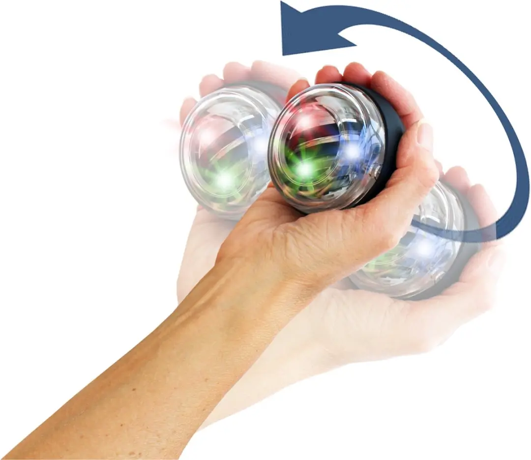 Powerplus Starfish Gyroscoop Pols Trainer - Zwart/Transparant