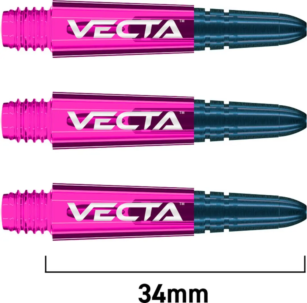 Winmau Vecta Pink Dart Shafts 3 Stuks