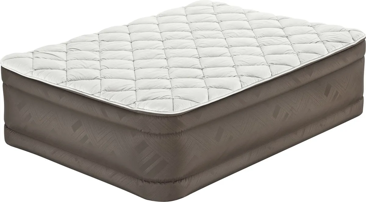 Bestway Tough-Guard Fortech Duvet Top Queensize 152cm - Bruin/Crème