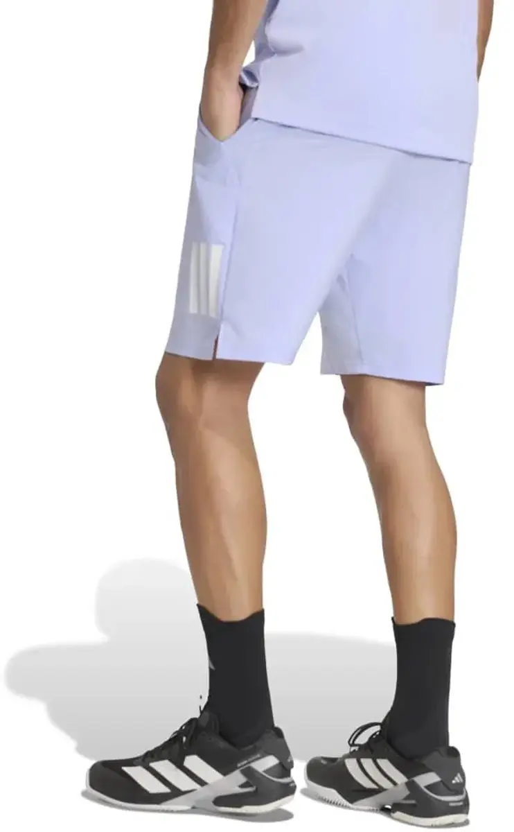 adidas Club 3str 7" Korte Broek - M - Paars