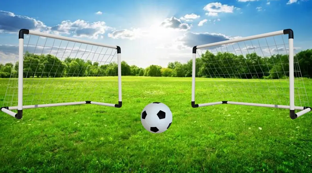 BK Voetbaldoel 120x80cm - Incl. bal en pomp