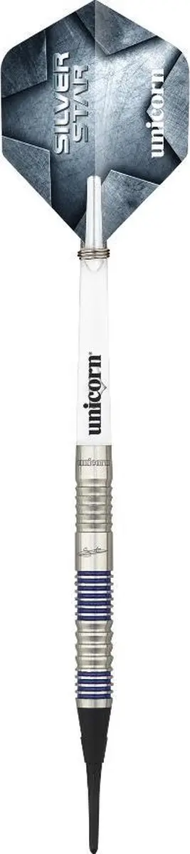 Unicorn ST. Silverstar Gary Anderson P3 Darts - 3 Stuks - Zilver/Blauw