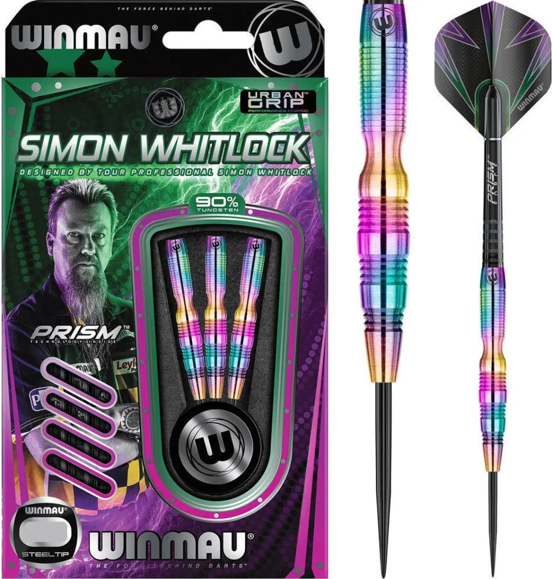 Winmau Simon Whitlock Rainbow Dartpijlen - 3 Stuks