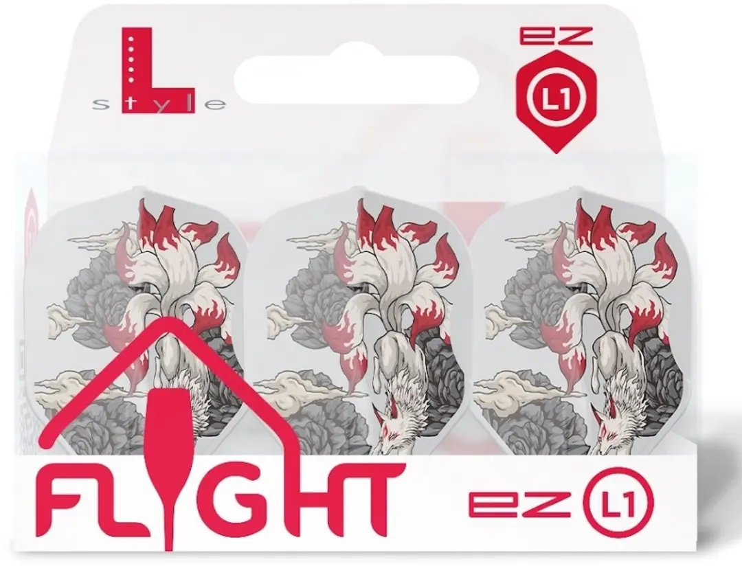 L-Style EZ L1 Rika Aoi Dart Flights F11066 - 3 Stuks