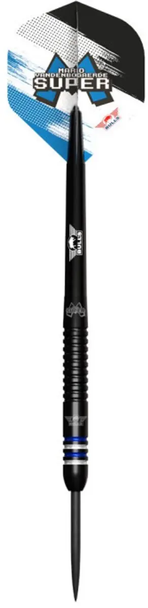 Bull's Mario Vandenbogaerde E2 Dartpijlen 22g - 90% Tungsten - 3 Stuks - afbeelding 6 van 6