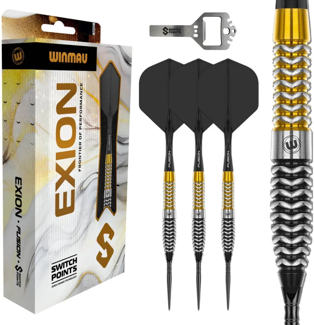 Winmau Exion Torpedo Switch Point 90% Dartpijlen - 3 Stuks