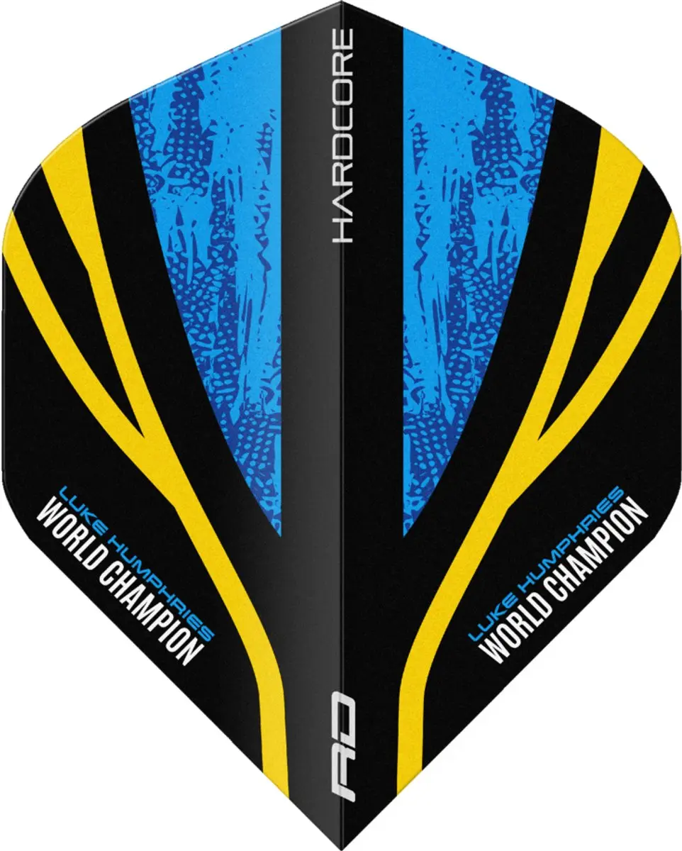 Red Dragon Luke Humphries Hardcore Flight Collection Dart Flights - 3 Stuks