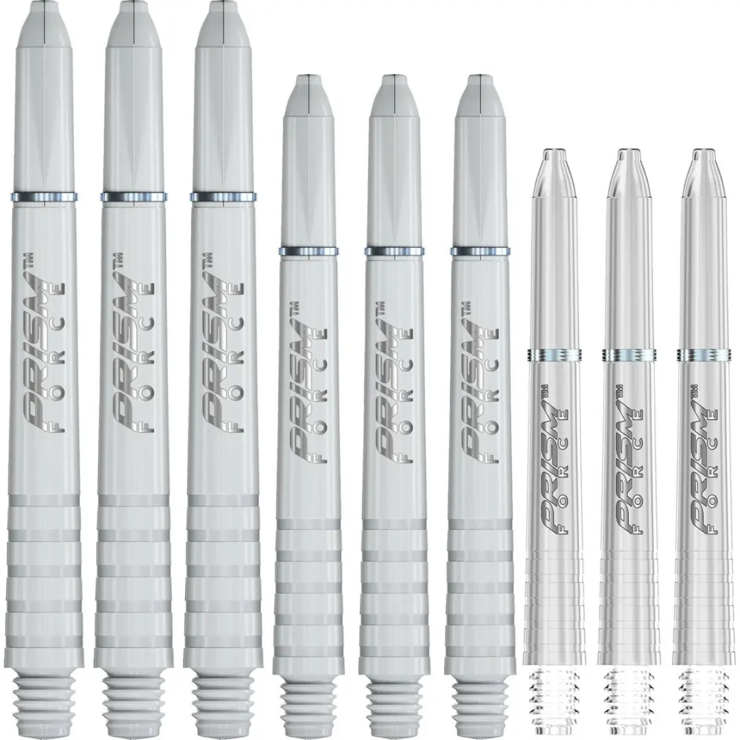 Winmau Prism Force White Dart Shafts 3 Stuks