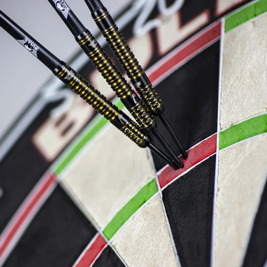 Bull's Kim Huybrechts 90% Black E2 Softtip Darts 19g - 3 Stuks
